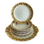 Assiettes  dessert gien