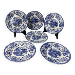 Assiettes  dessert terre de fer