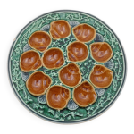 Assiette  escargots en barbotine