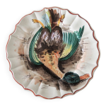 Assiette en faence
