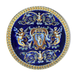 Assiette en faence de gien