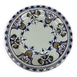 Assiette en faence de gien fin xix me