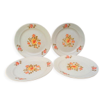 Assiettes fleuries grs st amand bergen