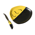 Assiette � fromages c�ramique 1960