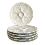 Assiettes  hutres barbotine pillivuyt