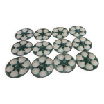 Assiettes  huitres + plat. vendu en lot