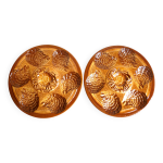 Assiettes  hutres sarreguemines, assiettes nol, assiettes fruits de mer