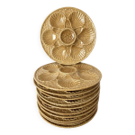 Assiettes à huîtres vintage longchamp Assiettes à huîtres vintage longchamp