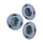 Assiettes obenai fa�encerie sarreguemines