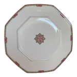 Assiette octogonale mille roses pyramide field haviland limoges Assiette octogonale mille roses pyramide field haviland limoges