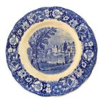 Assiette palissy pottery england