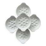 Assiettes - plats  escargots en porcelaine du reussy