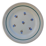 Assiette plate ancienne