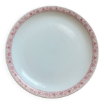Assiette plate aquitaine de pillivuyt rose