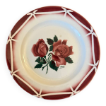 Assiette plate digoin sarreguemines service,  cibon , france
