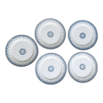 Assiettes plates en faence de sarreguemines