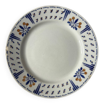 Assiettes plate gien