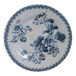 Assiette plate gien capucines terre de fer