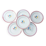 Assiettes plates gien jeannette