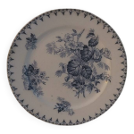 Assiette plate sarreguemines 1930