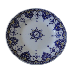 Assiette plate sarreguemines modele cluny fin 19me