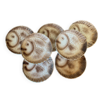 Assiettes  poisson faence sarreguemines