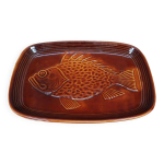 Assiette poisson faencerie saint clment 1304 france