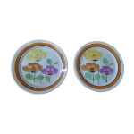 Assiettes porcelaine digoin anmones sarreguemines ancienne dp 0722127