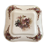 Assiette de presentation carree terre de fer Assiette de presentation carree terre de fer