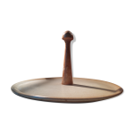 Assiette de prsentation en grs