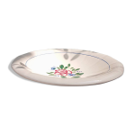 Assiettes de service x 2 faience rose ancien digoin sarreguemines
