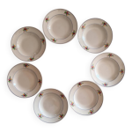 Assiettes  soupe faence de gien