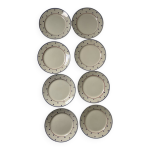 Assiettes en terre de fer luneville