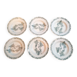 Assiettes x6 st amand terre de fer 1900s