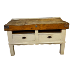 Authentique billot de boucher ancien Authentique billot de boucher ancien