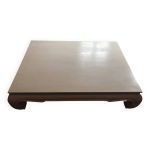 Authentique table opium teck signée Authentique table opium teck signée