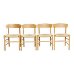 Børge mogensen j 39 shaker chair for fdb møbler, 1947 i set of four Børge mogensen j 39 shaker chair for fdb møbler, 1947 i set of four