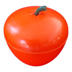 Bac  glace en forme de pomme orange. nn - es 70.