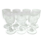 Baccarat 7 verres à vin blanc nancy Baccarat 7 verres à vin blanc nancy