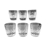 Baccarat, coffret de 6 verres  whisky modle armagnac