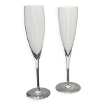 Baccarat, deux flutes  champagne cristal dom prignon
