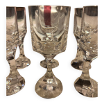 Baccarat narcisse 6 verres exceptionnel en cristal de baccarat