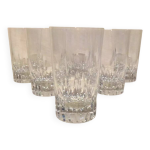 Baccarat spear 6 verres gobelets a vin cristal - 9, 2 cm