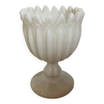 Baguier calice opaline perle