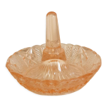 Baguier en cristal moul rose