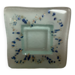 Baguier en pte de verre paillete