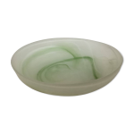 Baguier vide poche pte de verre verte a
