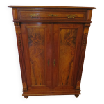 Bahut buffet 1900 - napol�on iii - placage noyer - 1 tiroir - 2 portes