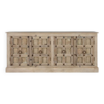 Bahut enfilade teck 204x44x106