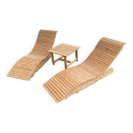 Bain de soleil (2) + table